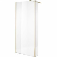 Душевая перегородка Niagara Nova 90 NG-644-90GOLD профиль Холодное золото стекло прозрачное