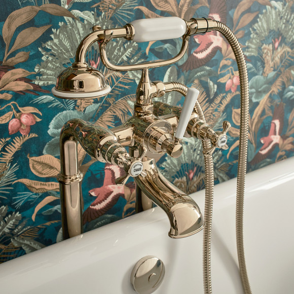 Смеситель для ванны Jacob Delafon Cleo 1889 E24314-BGG Золото глянцевое Смеситель для ванны Jacob Delafon Cleo 1889 E24314-BGG Золото глянцевое