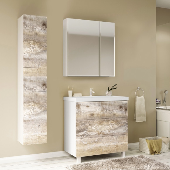 Тумба под раковину Marka One Mix 70Н Push Бетон Тумба под раковину Marka One Mix 70Н Push Бетон