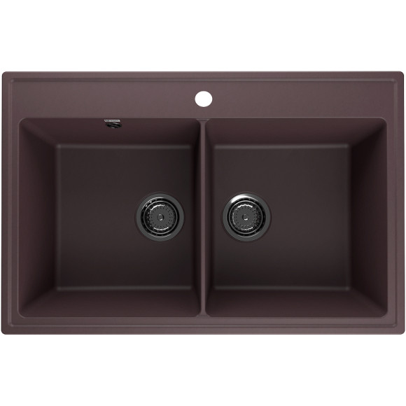 Кухонная мойка Ulgran Quartz Ruma 780-06 Трюфель