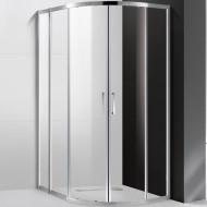 Душевой уголок Cezares Molveno 110x80 MOLVENO-RH-2-110/80-C-Cr-IV профиль Хром стекло прозрачное