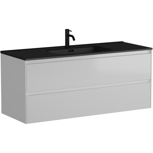 Тумба под раковину Sancos Cento 120 CN120-1W подвесная Белый глянец