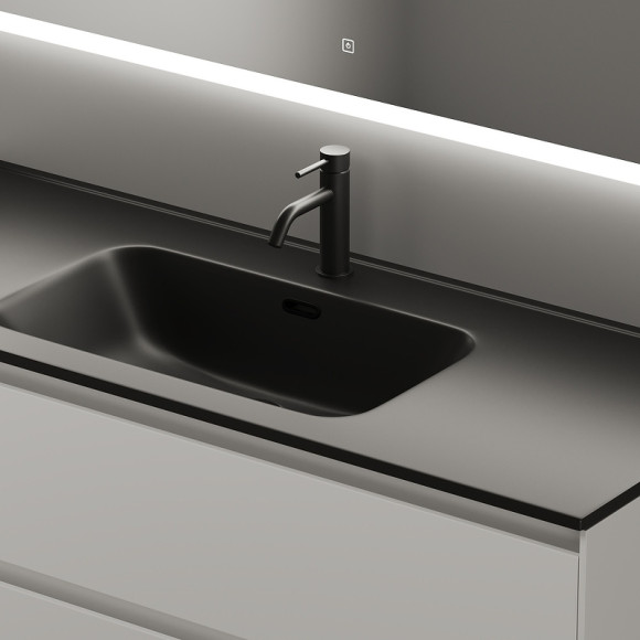 Тумба под раковину Sancos Cento 120 CN120-1W подвесная Белый глянец