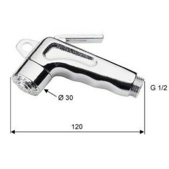 Гигиенический душ Remer 332DPCRx Хром Гигиенический душ Remer 332DPCRx Хром