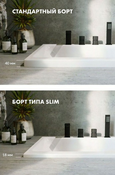 Акриловая ванна Whitecross Wave Slim 170x70 0111.170070.100.ULTRANANO.CR с гидромассажем Акриловая ванна Whitecross Wave Slim 170x70 0111.170070.100.ULTRANANO.CR с гидромассажем