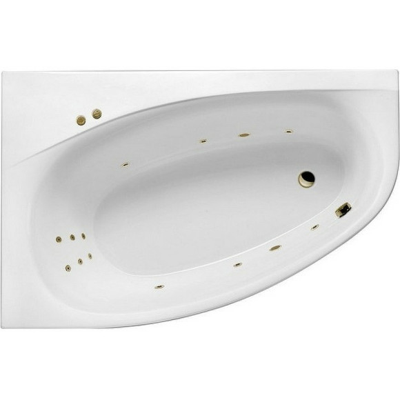 Акриловая ванна Excellent Kameleon 170x110 L WAEX.KML17.LINE.BR с гидромассажем