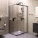 Комплект душевого уголка с душевой системой и аксессуарами AM.PM Gem S 120x80 WK93ER профиль Черный матовый стекло прозрачное Комплект душевого уголка с душевой системой и аксессуарами AM.PM Gem S 120x80 WK93ER профиль Черный матовый стекло прозрачное
