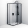 Комплект душевого уголка с душевой системой и аксессуарами AM.PM Gem S 120x80 WK93ER профиль Черный матовый стекло прозрачное Комплект душевого уголка с душевой системой и аксессуарами AM.PM Gem S 120x80 WK93ER профиль Черный матовый стекло прозрачное