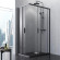 Комплект душевого уголка с душевой системой и аксессуарами AM.PM Gem S 120x80 WK93ER профиль Черный матовый стекло прозрачное Комплект душевого уголка с душевой системой и аксессуарами AM.PM Gem S 120x80 WK93ER профиль Черный матовый стекло прозрачное