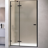 Душевая дверь RGW Stilvoll SV-004-B 140 353200414-24 профиль Черный стекло матовое