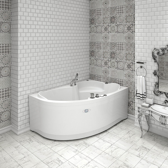 Акриловая ванна Radomir Vannesa Ирма 169х110 R 2-76-2-2-9-217 с гидромассажем Баланс Хром Акриловая ванна Radomir Vannesa Ирма 169х110 R 2-76-2-2-9-217 с гидромассажем Баланс Хром