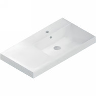 Раковина Kerama Marazzi Cubo 90 R CU.wb.90rh Белая глянцевая Раковина Kerama Marazzi Cubo 90 R CU.wb.90rh Белая глянцевая