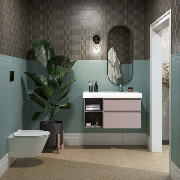 Раковина Kerama Marazzi Cubo 90 R CU.wb.90rh Белая глянцевая Раковина Kerama Marazzi Cubo 90 R CU.wb.90rh Белая глянцевая