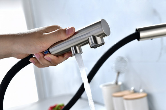 Смеситель для кухни Paulmark Serpentine Se213222-NI Никель Смеситель для кухни Paulmark Serpentine Se213222-NI Никель