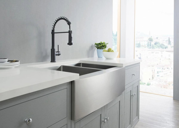 Смеситель для кухни Aquatek Европа AQ1387MB Черный матовый Смеситель для кухни Aquatek Европа AQ1387MB Черный матовый