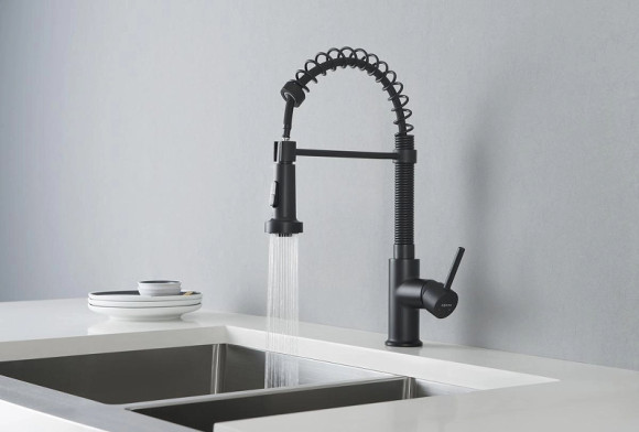 Смеситель для кухни Aquatek Европа AQ1387MB Черный матовый Смеситель для кухни Aquatek Европа AQ1387MB Черный матовый