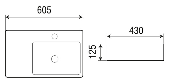 Раковина WeltWasser Elbach 2223 R 60 10000004572 Белый глянец Раковина WeltWasser Elbach 2223 R 60 10000004572 Белый глянец