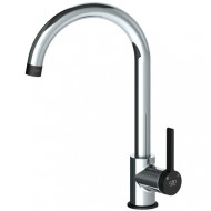 Смеситель для кухни GPD Gildo MTE165-K-S Хром Черный Смеситель для кухни GPD Gildo MTE165-K-S Хром Черный