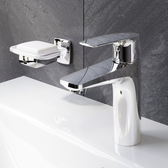 Комплект мебели для ванной AM.PM Gem S 75 BK91GF Белый со смесителем для раковины и аксессуарами Комплект мебели для ванной AM.PM Gem S 75 BK91GF Белый со смесителем для раковины и аксессуарами