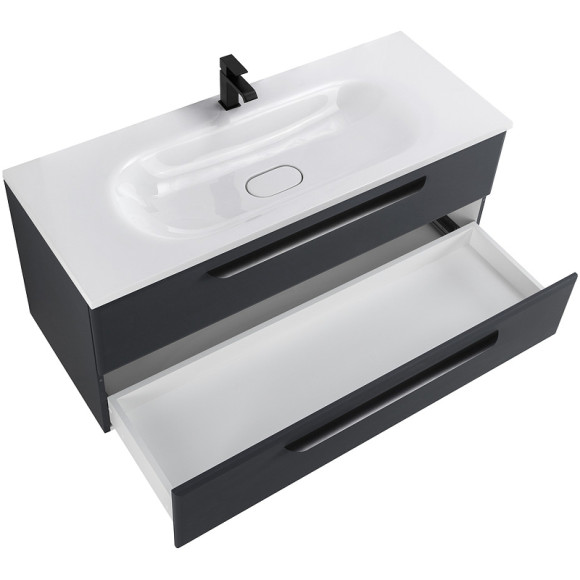 Тумба под раковину Cezares Eco 120 ECO-1200-2C-SO-GR-P подвесная Grafito Тумба под раковину Cezares Eco 120 ECO-1200-2C-SO-GR-P подвесная Grafito