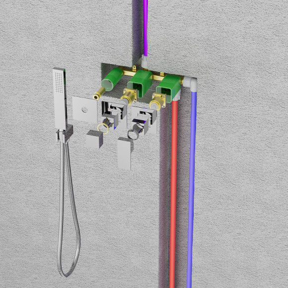 Душевая система Timo Selene SX-2129/00SM Хром Душевая система Timo Selene SX-2129/00SM Хром