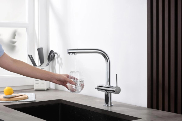 Смеситель для кухни Aquatek Европа AQ1385CR Хром