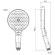 Ручной душ Whitecross Y brushed nickel TOP-NIB Брашированный никель Ручной душ Whitecross Y brushed nickel TOP-NIB Брашированный никель