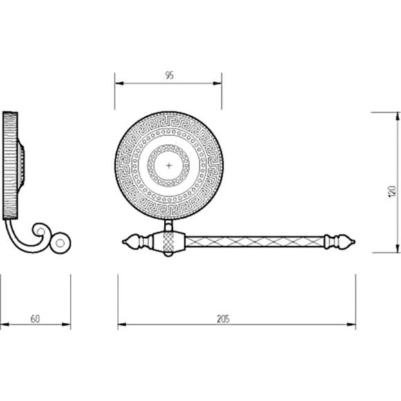 Держатель туалетной бумаги Migliore Montecarlo 31509 Золото
