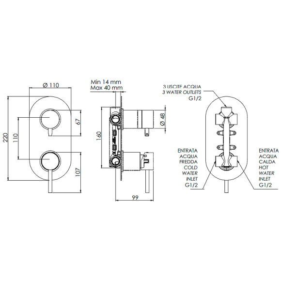 Смеситель для душа Remer X-Style X93DO Золото глянцевое Смеситель для душа Remer X-Style X93DO Золото глянцевое