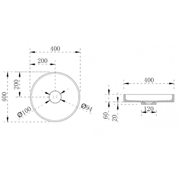 Раковина-чаша Abber Stein 40 AS2604Blau Голубая Раковина-чаша Abber Stein 40 AS2604Blau Голубая