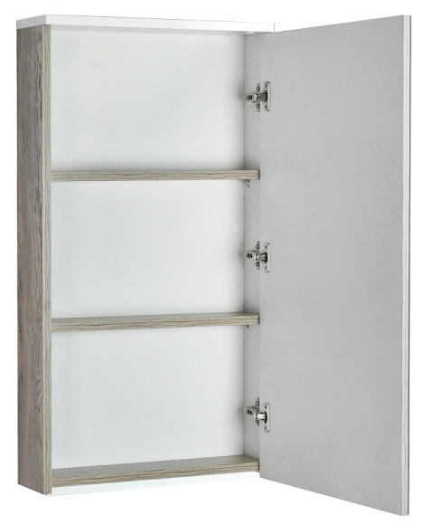 Зеркальный шкаф Aquaton Эмма 46 1A221802EAD80 Белый Дуб наварра