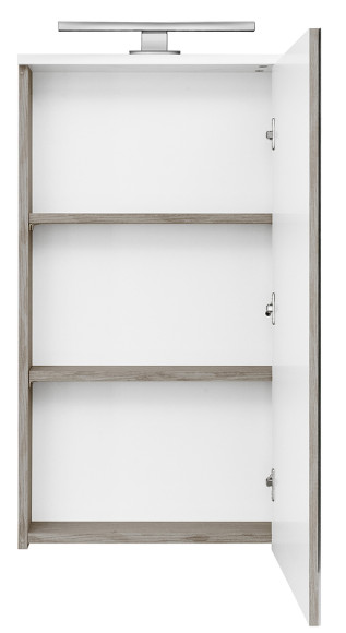 Зеркальный шкаф Aquaton Эмма 46 1A221802EAD80 Белый Дуб наварра