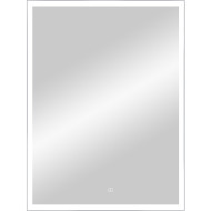 Зеркало Континент Frame Silver 600х800 ЗЛП891 с подсветкой с сенсорным выключателем