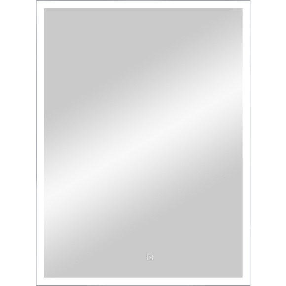 Зеркало Континент Frame Silver 600х800 ЗЛП891 с подсветкой с сенсорным выключателем