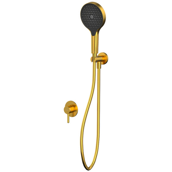 Смеситель для душа Whitecross Y brushed gold YSET02TOPGLB Брашированное золото