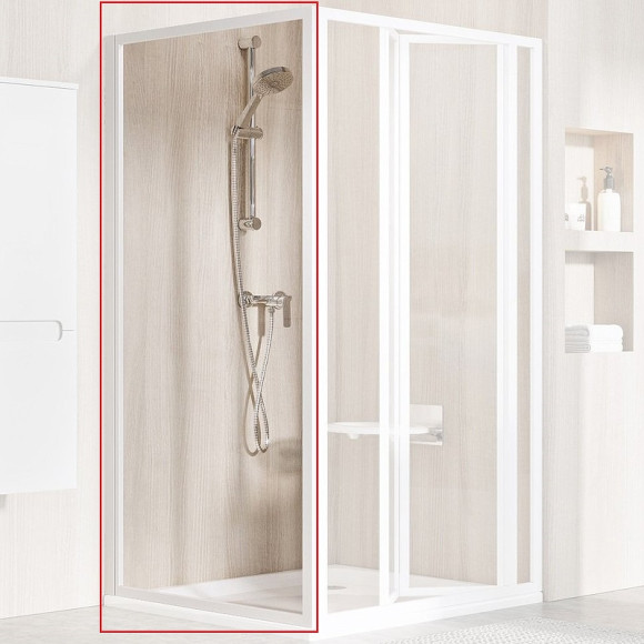 Душевая стенка Ravak Supernova PSS-80 940401O2Z1 профиль Белый стекло Transparent