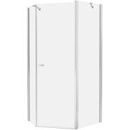 Душевой уголок New Trendy New Soleo Chrome 100х80 K-0608 профиль Хром стекло прозрачное