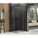 Душевой уголок New Trendy Prime Black 70х70 D-0350A/D-0351A профиль Черный стекло прозрачное Душевой уголок New Trendy Prime Black 70х70 D-0350A/D-0351A профиль Черный стекло прозрачное