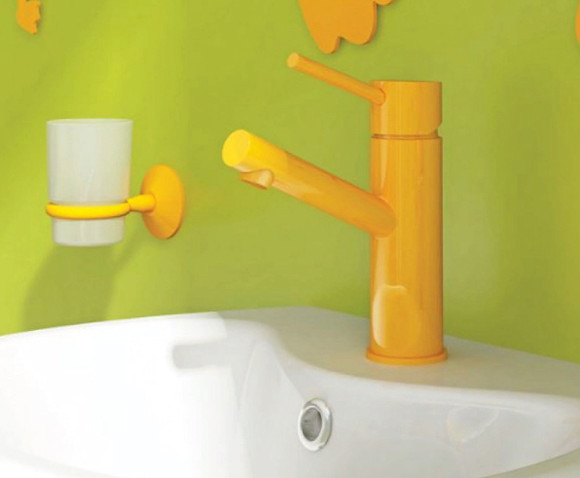 Смеситель для раковины Creavit Ducky FC1198Y Желтый