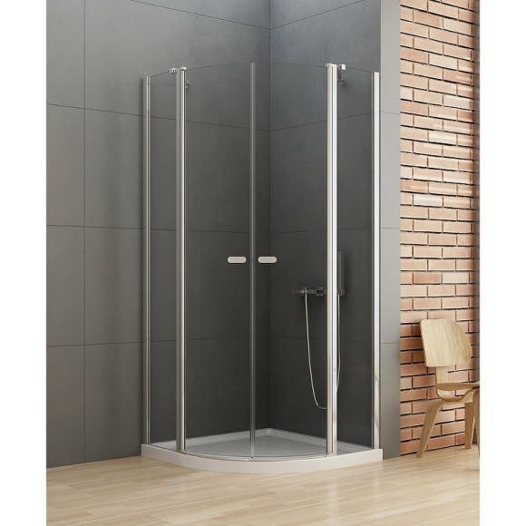 Душевой уголок New Trendy New Soleo Chrome 80х80 K-0418 профиль Хром стекло прозрачное Душевой уголок New Trendy New Soleo Chrome 80х80 K-0418 профиль Хром стекло прозрачное