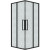 Душевой уголок Grossman Cosmo 100х100 300.K33.02.1010.21.02 профиль Черный матовый стекло шиншилла
