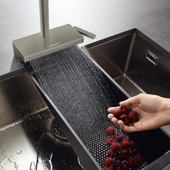 Смеситель для кухни Hansgrohe Aquno Select M81 73830800 Сталь