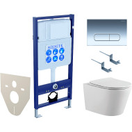 Комплект унитаза с инсталляцией Aquatek Set Aquatek Вега-1905-016 с сиденьем Микролифт и клавишей смыва Хром глянцевый Комплект унитаза с инсталляцией Aquatek Set Aquatek Вега-1905-016 с сиденьем Микролифт и клавишей смыва Хром глянцевый