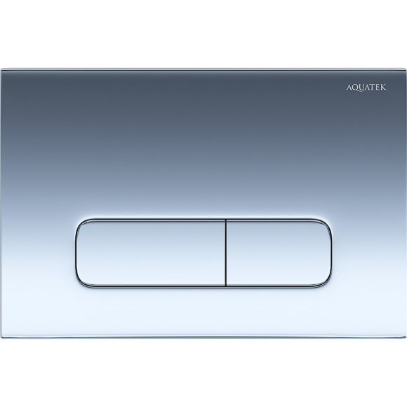 Комплект унитаза с инсталляцией Aquatek Set Aquatek Вега-1905-016 с сиденьем Микролифт и клавишей смыва Хром глянцевый