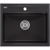 Кухонная мойка Paulmark Stepia 60 PM115951-BLM Черный металлик Кухонная мойка Paulmark Stepia 60 PM115951-BLM Черный металлик