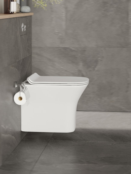 Унитаз Orange C02-100W подвесной с сиденьем Микролифт Унитаз Orange C02-100W подвесной с сиденьем Микролифт