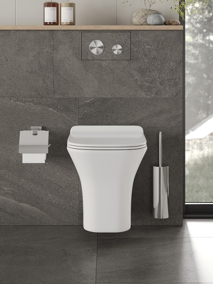 Унитаз Orange C02-100W подвесной с сиденьем Микролифт Унитаз Orange C02-100W подвесной с сиденьем Микролифт