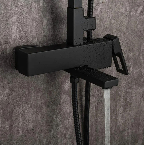 Душевая система Gappo G2417-6 Черный матовый