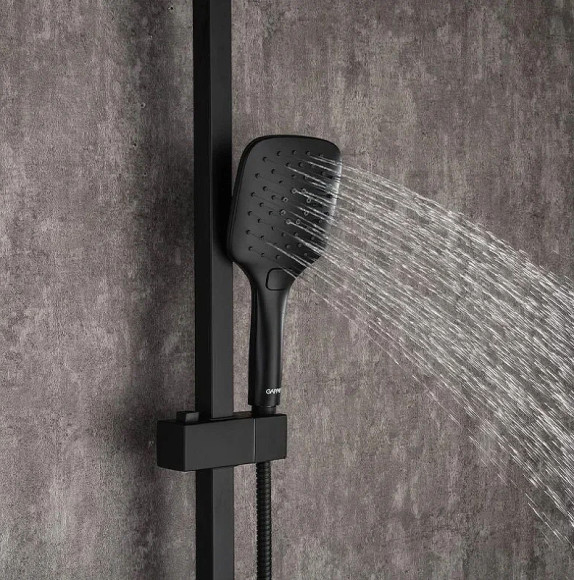 Душевая система Gappo G2417-6 Черный матовый