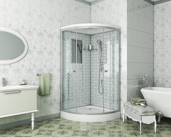 Душевая кабина Niagara Luxe 100x100 NG-7702W без гидромассажа Душевая кабина Niagara Luxe 100x100 NG-7702W без гидромассажа